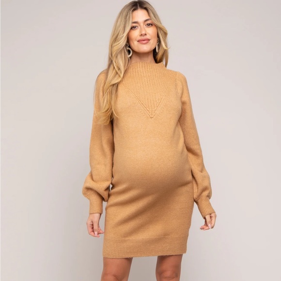 Maternity Sweater Dress - Picture 1 of 6